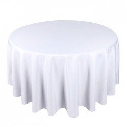Nappe ronde - Blanche